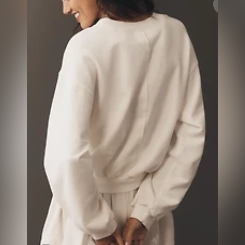 Anthropologie Pilcro The Niki sweatshirt: Leigh Viner edition - Picture 3 of 9
